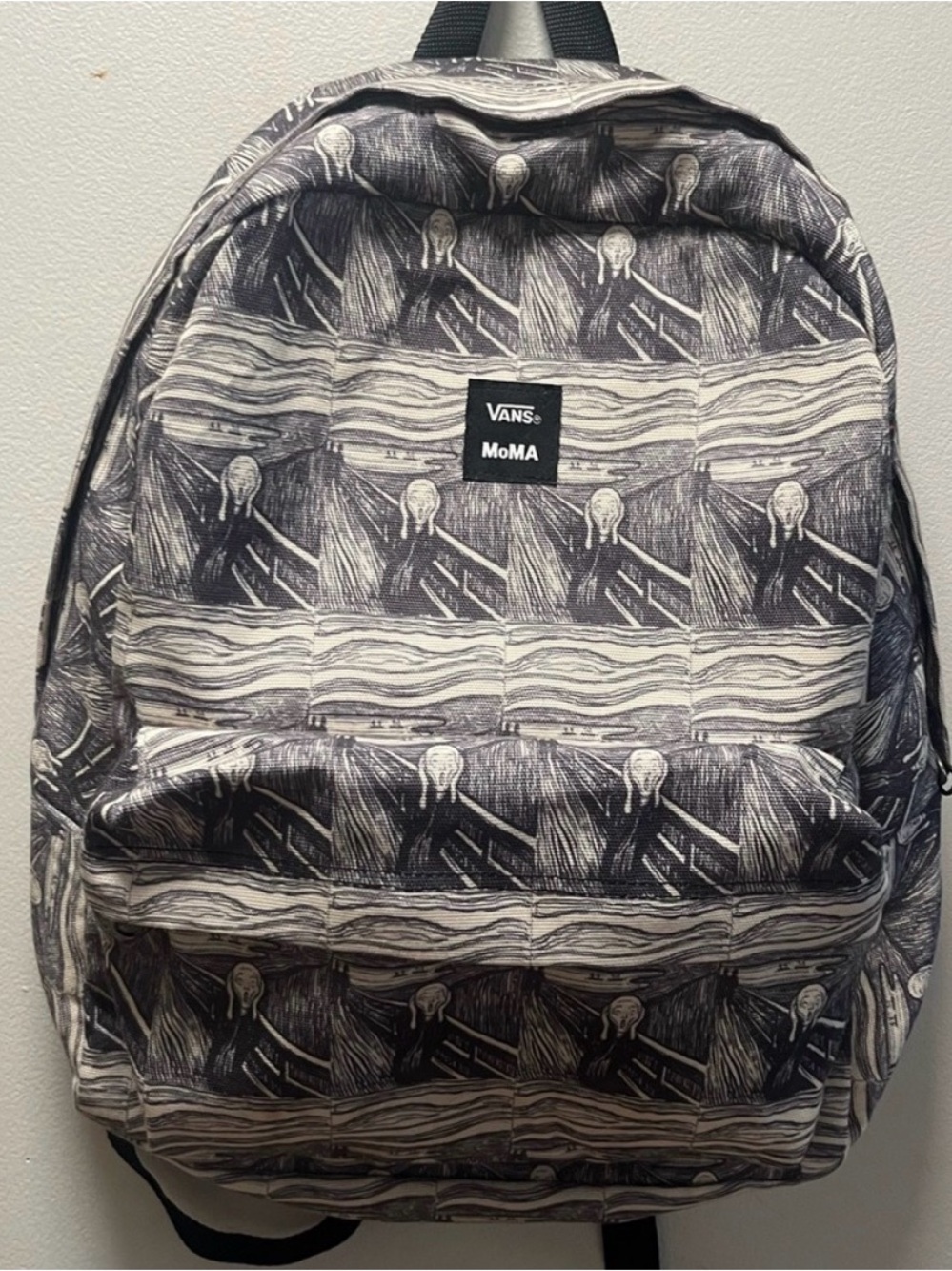 Vans MoMA Black & White Pattern Backpack